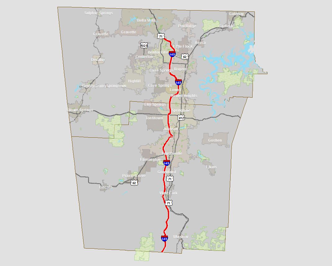 benton county gis map Interactive Gis Maps Northwest Arkansas Regional Planning Commission benton county gis map